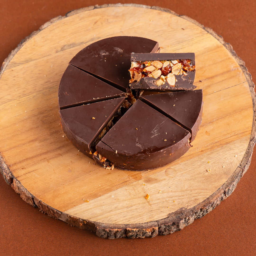 Crunchy hazelnut and caramel florentines