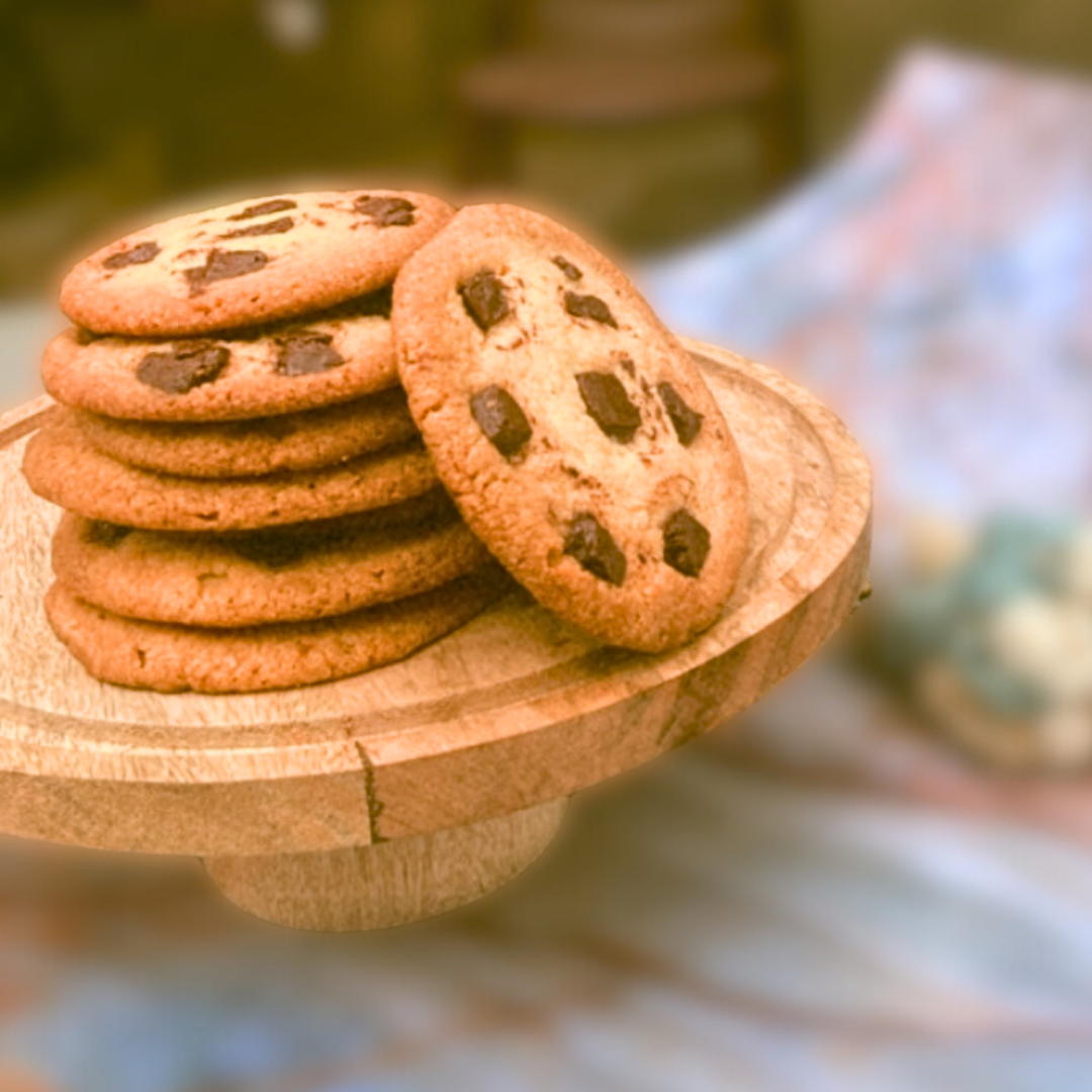 Studio Seasons’ premium choco chip cookies packed beautifully for gifting.