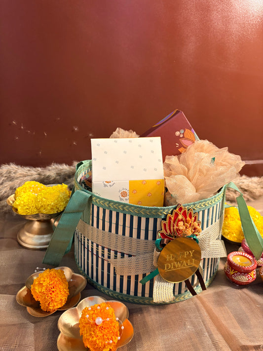 Diwali edit- Handwoven basket